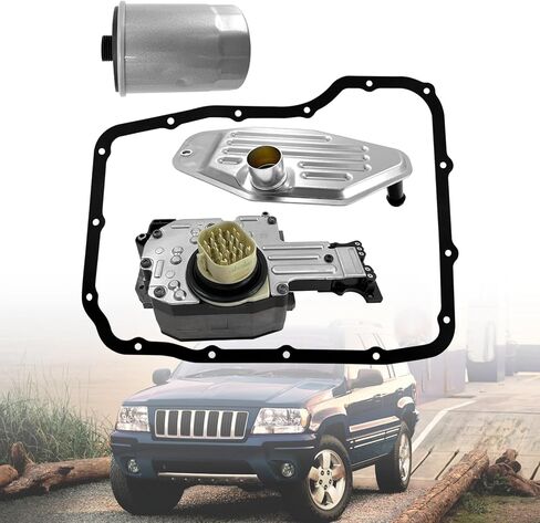 545RFE Shift Solenoid Block 4WD Filter Service Kit يناسب 99-11 Jeep 98-17 دودج كرايسلر 2500 3500 02-12 Ram 1500 يستبدل # 45RFE 68RFE 52119435AF in Kuwait