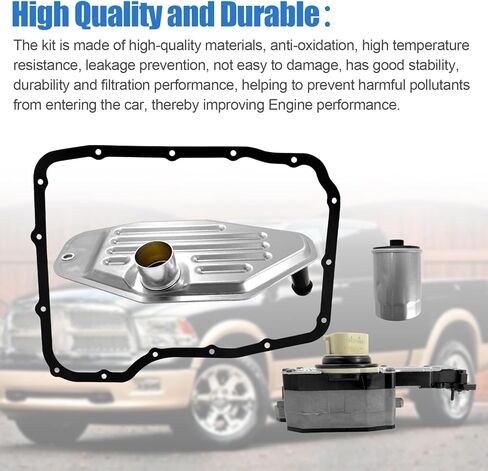545RFE Shift Solenoid Block 4WD Filter Service Kit يناسب 99-11 Jeep 98-17 دودج كرايسلر 2500 3500 02-12 Ram 1500 يستبدل # 45RFE 68RFE 52119435AF in Kuwait