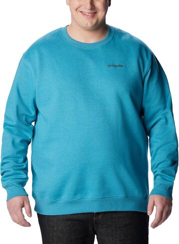 Columbia Men's Hart Mountain II Crew, Shasta Heather, X-Large Tall in Saudi Arabia