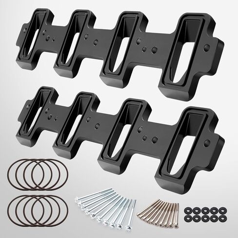 LS1 رأس أسطوانة منفذ الكاتدرائية إلى LS3 LSA ZL1 CTS-V لوحات محول مشعب السحب مستطيلة الشكل - أسود in Kuwait