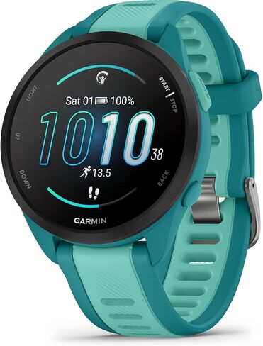 Garmin Forerunner® 165, Running Smartwatch, 43mm, Black | Essential Training & Recovery Features, Built-In GPS for Distance, Pace & Speed, Garmin Coach, Daily Suggested Workouts in Saudi Arabia