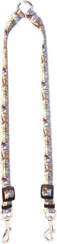 Yellow Dog Design Deer Print Coupler Dog Leash, Small/Medium in Saudi Arabia