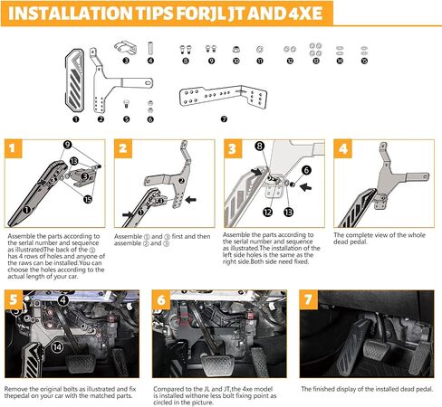 Maiker Dead Pedal Left Side Foot Rest Kick Panel Compatible With 2007-2023 Jeep Wrangler JK JL Gladiator JT 4XE in Saudi Arabia