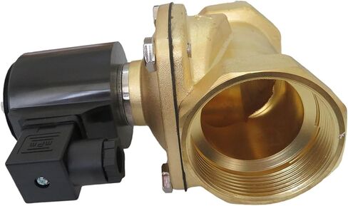 Carb Omar 2" inch 12V DC Brass Electric Solenoid Valve 12 Volt VDC in Saudi Arabia