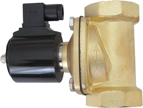 Carb Omar 2" inch 12V DC Brass Electric Solenoid Valve 12 Volt VDC in Saudi Arabia