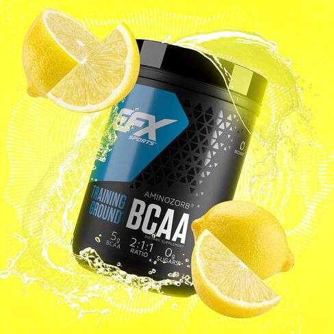 ملعب التدريب الرياضي EFX BCAA | مكمل أحماض أمينية مستقر تمامًا وقابل للذوبان بدرجة عالية | قبل التمرين أو أثناءه أو بعده | خالي من السكر | 500 جرام (فراولة خوخ) in Kuwait