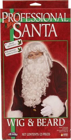 Fun World Dept. Store Quality Santa Set-Beard Wig Set in Saudi Arabia