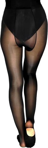 Mona's Choice Oil Shine Convertible Foot Glossy Tights/Transition Tights/Converitble Foot Pantyhose in Saudi Arabia