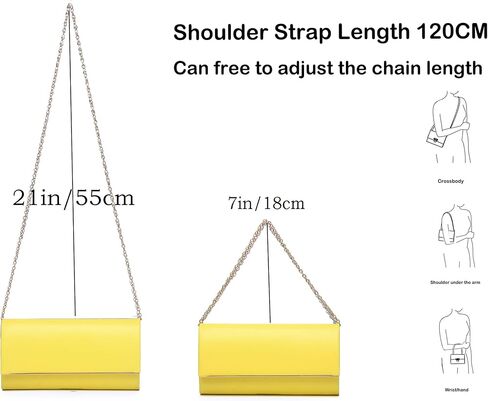 Women's Evening Clutch Bags for Formal Cocktail Prom Wedding Party Patent Leather Dressy Foldover Purse in Saudi Arabia