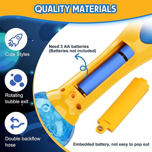Dolanus Bubble Wands for Kids Age 3 4 5 6 Year Old Boys: Space Rocket Bubble Machine for Kids, Toys for 3 4 5 6 Year Old Boys, Gifts for Boys Age 3 4 5, Outdoor Toys for Toddlers 3-5 in Saudi Arabia