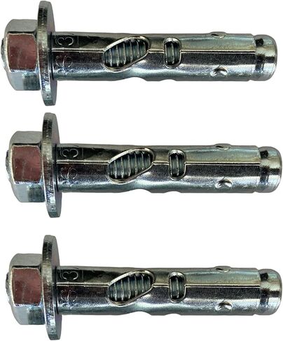 مرساة رأس سداسية، 3/8 × 1-7/8 بوصة، زنك (10) in Kuwait