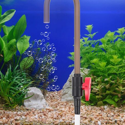 2 Pcs Aquarium Hook Water Changer - Bent Wall Mounted Fish Tank Water Changer with Flow Switch, Aquarium Vacuum Water Filler, Suit for 1/2'', 5/8'' 3/4'' Hose in Kuwait