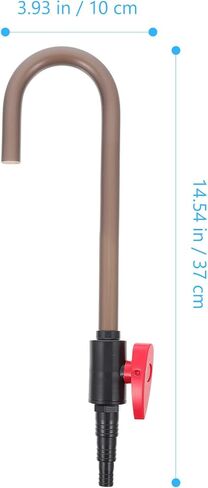 2 Pcs Aquarium Hook Water Changer - Bent Wall Mounted Fish Tank Water Changer with Flow Switch, Aquarium Vacuum Water Filler, Suit for 1/2'', 5/8'' 3/4'' Hose in Kuwait