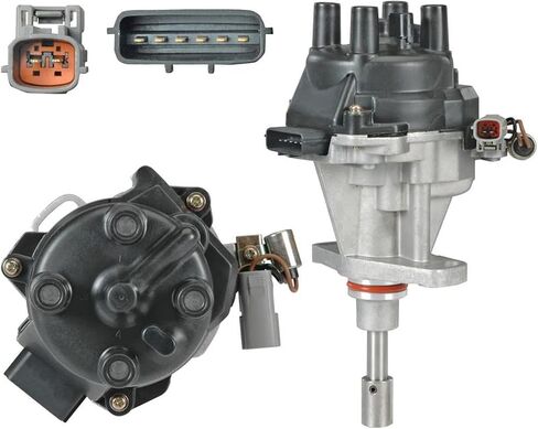 New Distributor Compatible With Nissan Frontier Xterra 2.4L 1998 1999 2000 2001 2002 2003 2004 22100-3S500 22100-3S501 22100-3S502 22100-3S503 KA24DE in Saudi Arabia