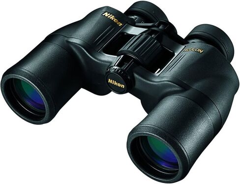 Nikon 8245B A211 ACULON 8x42 Binocular with Multi-Coated Eco-Glass Lenses, Central Focus Knob, BaK4 Porro Prism System, and Turn-and-Slide Rubber Eyecups (Renewed) in Saudi Arabia