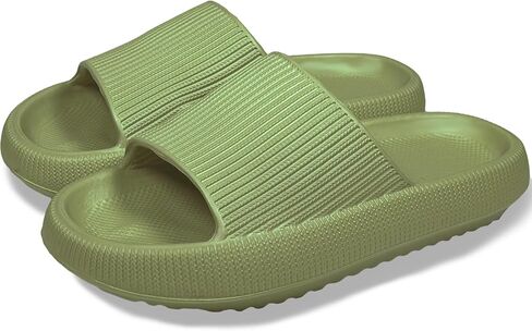 Pillow Slippers for Women and Men,Cloud Slides for Women and Men,Non Slip Thick Sole,Easy to Clean House Slides Shower Sandals,House Slides Shower Shoes for Women Indoor Outdoor, Great Gift in Saudi Arabia