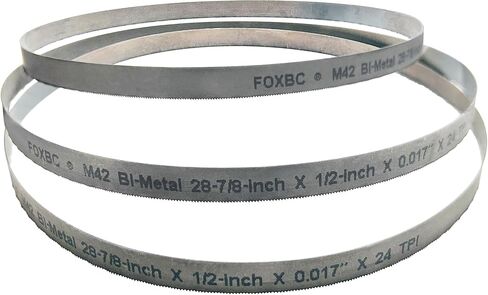 FOXBC 28-7/8 inch Bandsaw Blades 24 TPI for Compact Portable Band Saw Blade, 3-Pack in Saudi Arabia