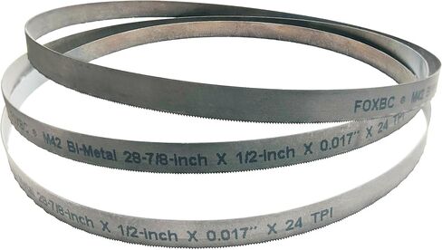 FOXBC 28-7/8 inch Bandsaw Blades 24 TPI for Compact Portable Band Saw Blade, 3-Pack in Saudi Arabia
