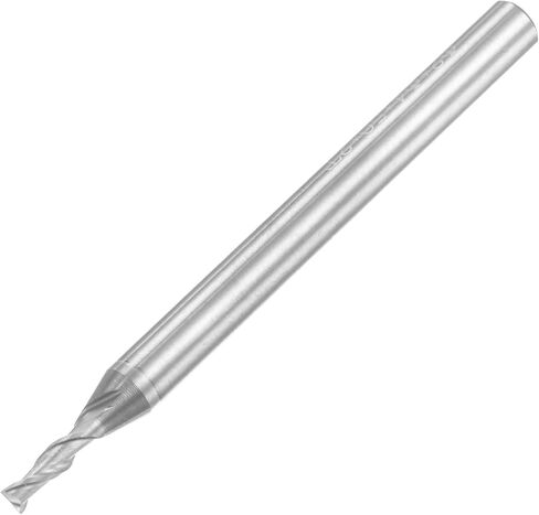 uxcell Square Nose End Mill, 5mm Tip Dia Solid Carbide Uncoated CNC Router Bits 2 Flute Spiral Milling Cutter HRC55 with 5mm Shank 50mm (2-inch) Length in Saudi Arabia
