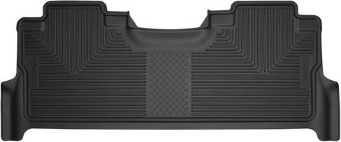 Husky Liners - 53381 Fits 2017-20 Ford F-250/F-350 Crew Cab - with Factory Storage Box X-act Contour 2nd Seat Floor Mat (with factory box) Black in Saudi Arabia
