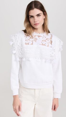 Sea Women's Joah Embroidery Sweatshirt in Saudi Arabia