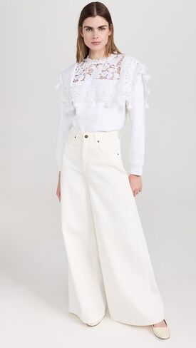 Sea Women's Joah Embroidery Sweatshirt in Saudi Arabia