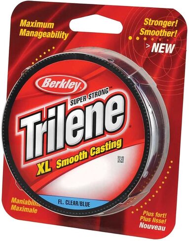 Berkley Trilene® XL®, Fluorescent Clear/Blue, 8lb | 3.6kg, 1000yd | 914m Monofilament Fishing Line, Suitable for Freshwater Environments in Saudi Arabia