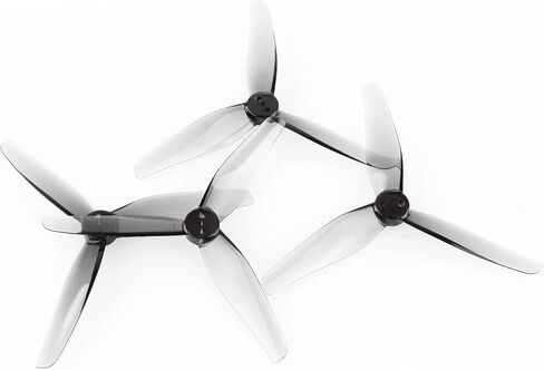 8pcs HQProp T3.5X2.5X3 3.5 Inch 3-Blade T-Mount Propeller Set 1.5mm Shaft (4X CW / 4X CCW) Poly Carbonate (Gray) in Saudi Arabia
