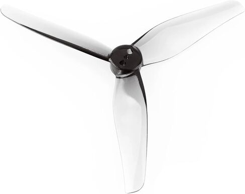 8pcs HQProp T3.5X2.5X3 3.5 Inch 3-Blade T-Mount Propeller Set 1.5mm Shaft (4X CW / 4X CCW) Poly Carbonate (Gray) in Saudi Arabia