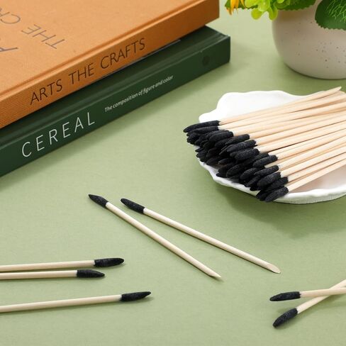 250 قطعة من أعواد الصنفرة مقاس 5.4 × 0.13 بوصة، أعواد الثقاب، أغصان الصنفرة ذات التفاصيل الدقيقة، أعواد الصنفرة، منظف ورق الصنفرة، أدوات الصنفرة التفصيلية لأعمال النجارة والنماذج البلاستيكية in Kuwait