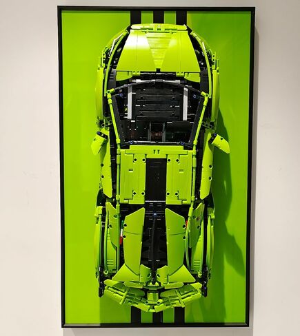 Display Wallboard for Lego Technic Lamborghini Sián FKP 37 42115, Compatible with Lego Lamborghini Cars, Gift Ideas for Lego Car Wall Mount Enthusiasts,17.7 x 29.5 in, Only Display Wallboard in Kuwait
