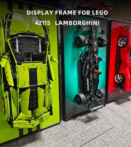Display Wallboard for Lego Technic Lamborghini Sián FKP 37 42115, Compatible with Lego Lamborghini Cars, Gift Ideas for Lego Car Wall Mount Enthusiasts,17.7 x 29.5 in, Only Display Wallboard in Kuwait