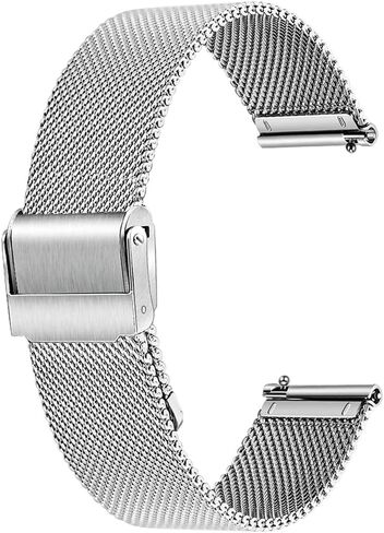NELUMBO Stainless Steel Watch Band for Mens Women Quick Release Adjustable Watch Straps Thick Heavy Duty Metal Bracelet with Safty Clasp 16mm 18mm 20mm 22mm in Saudi Arabia