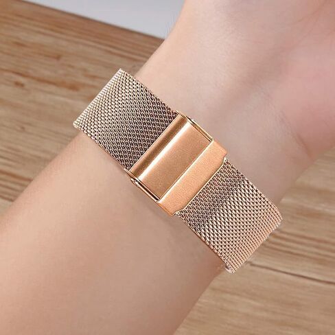 NELUMBO Stainless Steel Watch Band for Mens Women Quick Release Adjustable Watch Straps Thick Heavy Duty Metal Bracelet with Safty Clasp 16mm 18mm 20mm 22mm in Saudi Arabia