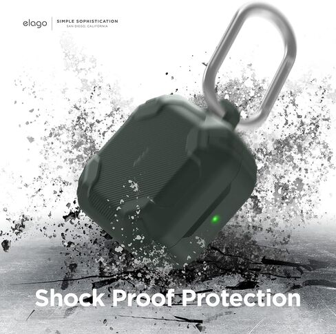 elago Armor Case Compatible with Samsung Galaxy Buds FE Case (2023) / Galaxy Buds 2 Pro Case (2022) / Galaxy Buds 2 Case (2021) / Galaxy Buds Pro Case (2021) / Galaxy Buds Live Case (2020) (Black) in Kuwait