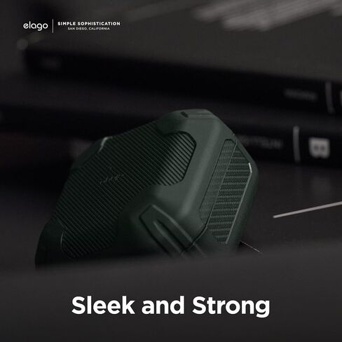 elago Armor Case Compatible with Samsung Galaxy Buds FE Case (2023) / Galaxy Buds 2 Pro Case (2022) / Galaxy Buds 2 Case (2021) / Galaxy Buds Pro Case (2021) / Galaxy Buds Live Case (2020) (Black) in Kuwait