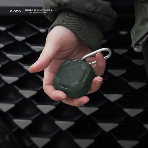 elago Armor Case Compatible with Samsung Galaxy Buds FE Case (2023) / Galaxy Buds 2 Pro Case (2022) / Galaxy Buds 2 Case (2021) / Galaxy Buds Pro Case (2021) / Galaxy Buds Live Case (2020) (Black) in Kuwait