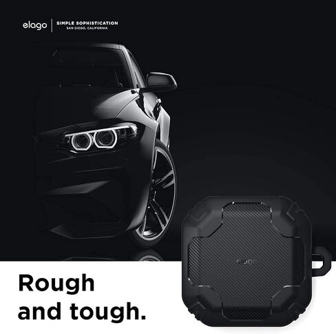 elago Armor Case Compatible with Samsung Galaxy Buds FE Case (2023) / Galaxy Buds 2 Pro Case (2022) / Galaxy Buds 2 Case (2021) / Galaxy Buds Pro Case (2021) / Galaxy Buds Live Case (2020) (Black) in Kuwait
