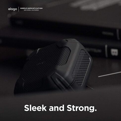 elago Armor Case Compatible with Samsung Galaxy Buds FE Case (2023) / Galaxy Buds 2 Pro Case (2022) / Galaxy Buds 2 Case (2021) / Galaxy Buds Pro Case (2021) / Galaxy Buds Live Case (2020) (Black) in Kuwait