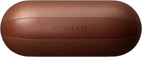 NOMAD - Fashion Leather Case for Airpods Pro, Rugged Protective Case Made of PC and Genuine Leather, TPE Rubber Bumper | Airpods Pro 2 | EnglishTan in Saudi Arabia