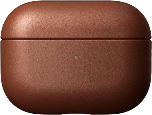NOMAD - Fashion Leather Case for Airpods Pro, Rugged Protective Case Made of PC and Genuine Leather, TPE Rubber Bumper | Airpods Pro 2 | EnglishTan in Saudi Arabia