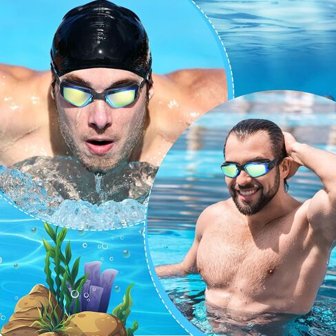 20 Pack Swimming Goggles for Adults Youth Pool Water Sport Swim Glasses Goggles Anti Fog UV Protection No Leaking Wide View for Men Women with 20 Set Ear Plugs and Nose Clips, Multicolor in Saudi Arabia