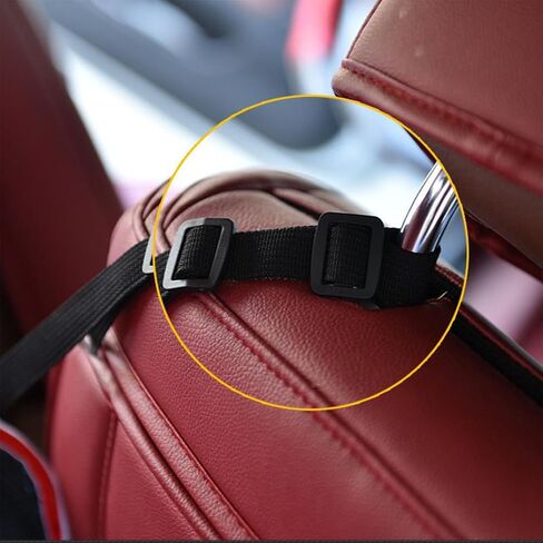 Car Net Pocket Handbag Holder, Car Storage Organizer Between Front Seats, Automotive organizers & storage, Car suv storage organizer, backseat pet/kids barrier (Black) in Saudi Arabia