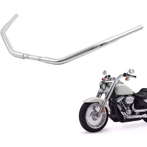 مقود الشاطئ Green-L Chrome مقاس 3.5 بوصة ارتفاع 1 1/4 بوصة مناسب لموديلات Harley XL Softail Dyna in Kuwait