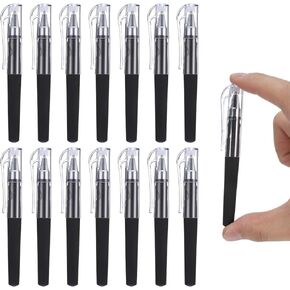 15Pcs Mini Gel Pens Bulk, 0.5mm Pocket Pen Black Ink Small Pens Smooth Writing Quick Dry Cute Pens for Small Notebook, Office School Supplies in Kuwait