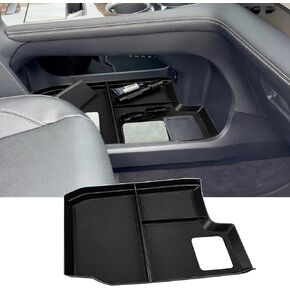 Zxiaochun 2PCS Bottom Layer Console Tray Compatible with 2021-2026 Toyota Sienna Accessories, Lower Center Console Organizer Storage Box, ABS Plastic in Saudi Arabia