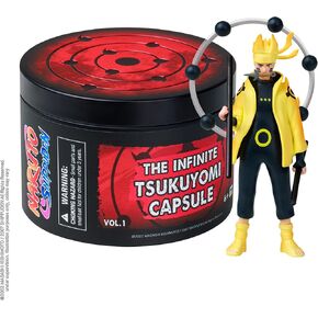 Naruto Shippuden Infinite Tsukuyomi Collectible Mini Figure | Rinne Sharingan Moon Capsule 1-Pack Anime Toy – Mystery Figurine for Fans & Collectors in Kuwait