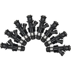 8 x Fuel Injectors Compatible with 2001-2006 GMC Sierra 2500 HD 3500 Classic Yukon XL 2500 8.1L Replaces 17124531, 12574927, 25343789, 217-1563, FJ10494, 4G1134, 67285, 832-11184, FJ675, 500-1188 in Saudi Arabia