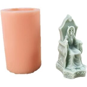 Grim Reaper Candle Mold, Halloween Soy Wax Candle Making Kit, Premium Silicone Mold for DIY Scary Ghost, Skull, Pumpkin Decorations in Kuwait