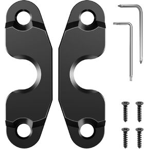 Upgraded Sun Visor Repair Kit for Jeep, Veharvim 2 Pack Hard Plastic Sun Visor Clip Compatible with Jeep Wrangler JK 2018/ JL/Wrangler 2018-2023/ Gladiator 2020-2023, Black in Saudi Arabia